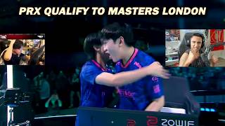 FNS &amp; TenZ React to PRX Qualifying for Masters London After Eliminating T1 | VCT Pacific Stage 1
