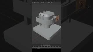 My Cyberpunk Building #blender #3dmodeling #blendercommunity #cyberpunk #nf #polygonrunway