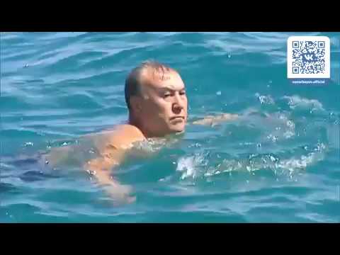 Эксклюзив!Нурсултан Назарбаев на море.