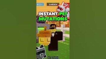 New Instant Pet Mutation Method is CRAZY!  #growagarden #roblox