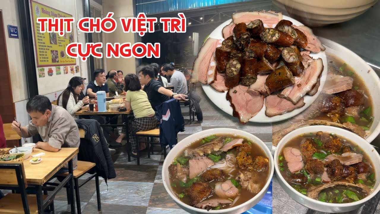 Quán thịt Chó đủ món tại Việt Trì ngon rẻ hút khách