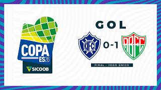 GOL - VITÓRIA 0x1 RIO BRANCO FC - COPA ES SICOOB 2026