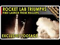 Exclusive Footage!  Rocket Lab Triumphs!!  But why was Wallops Island so important?