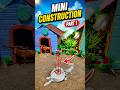 Amazing Little Village Construction Work | Mini Pillar Setup Creativity 🏡✨#shorts