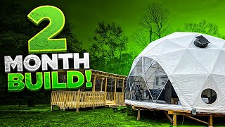 Timelapse Geodesic Dome Glamp Site Build