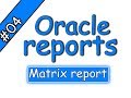 4- Oracle reports – Matrix report | أوراكل ريبورتس