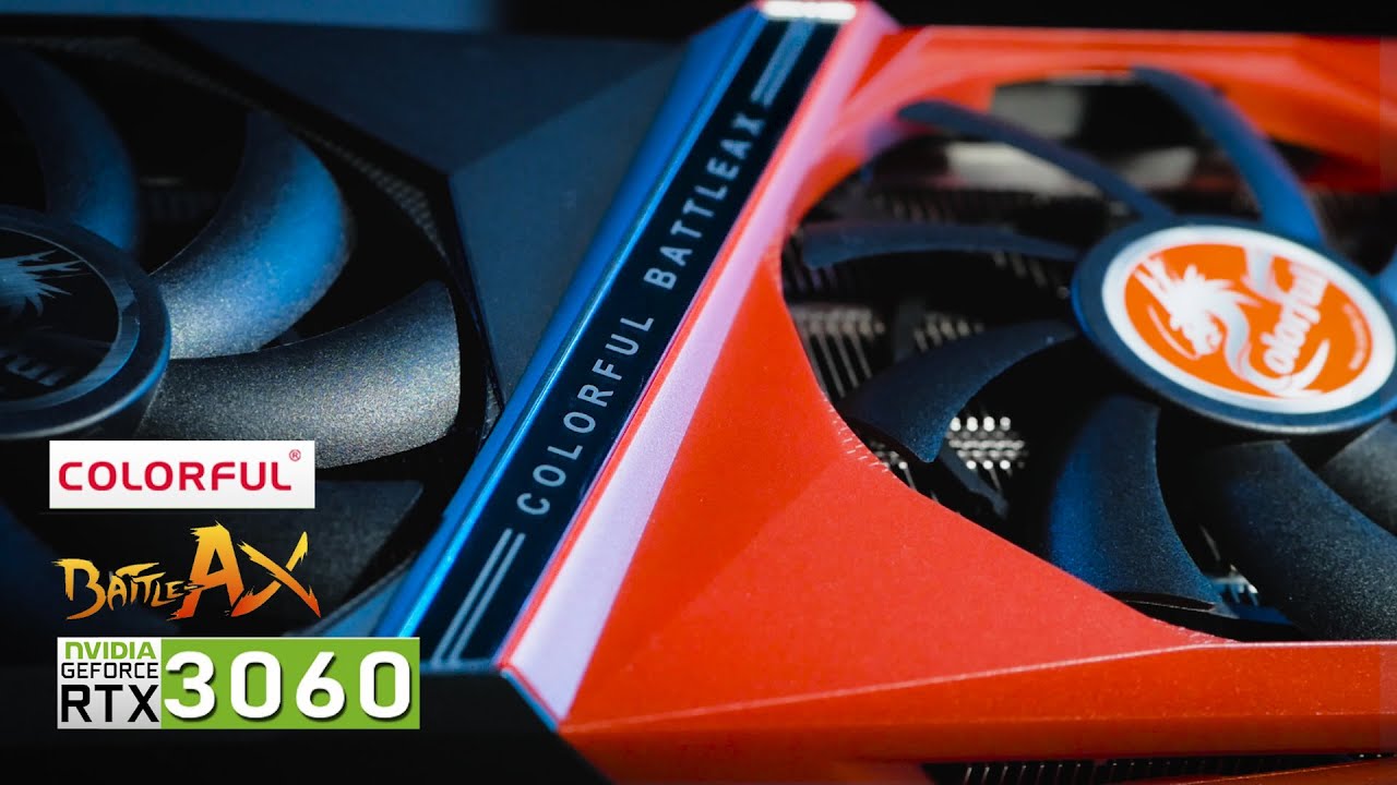 Card màn hình Colorful GeForce RTX 3060 Battle AX DUO 12GB GDDR6 V2-V