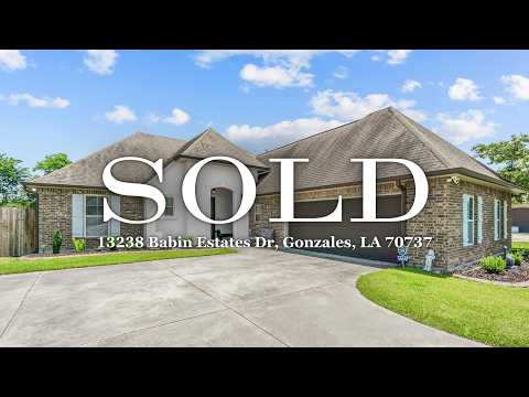 13238 Babin Estates Dr, Gonzales, LA home video tour
