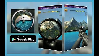 Fishing Hunting Android Gameplay || Deep Sea Shooting Hunter Simulator screenshot 1