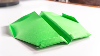 How to make the best boomerang paper plane, returnable origami airplane