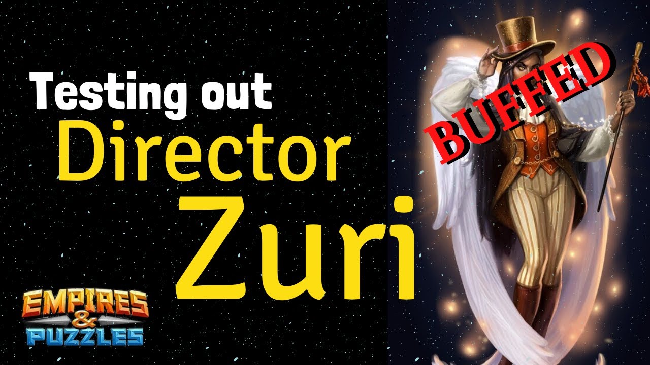 Testing out Director Zuri (BUFFED) Best healer in the game?! Empires