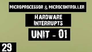 Hardware Interrupts | 8085 Microprocessor