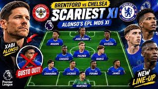 🚨 GUSTO OUT! ❌ BRENTFORD vs CHELSEA SCARIEST XI ft. CAICEDO, BARCO & PALMER 😱 | ALONSO’S EPL MD5 XI