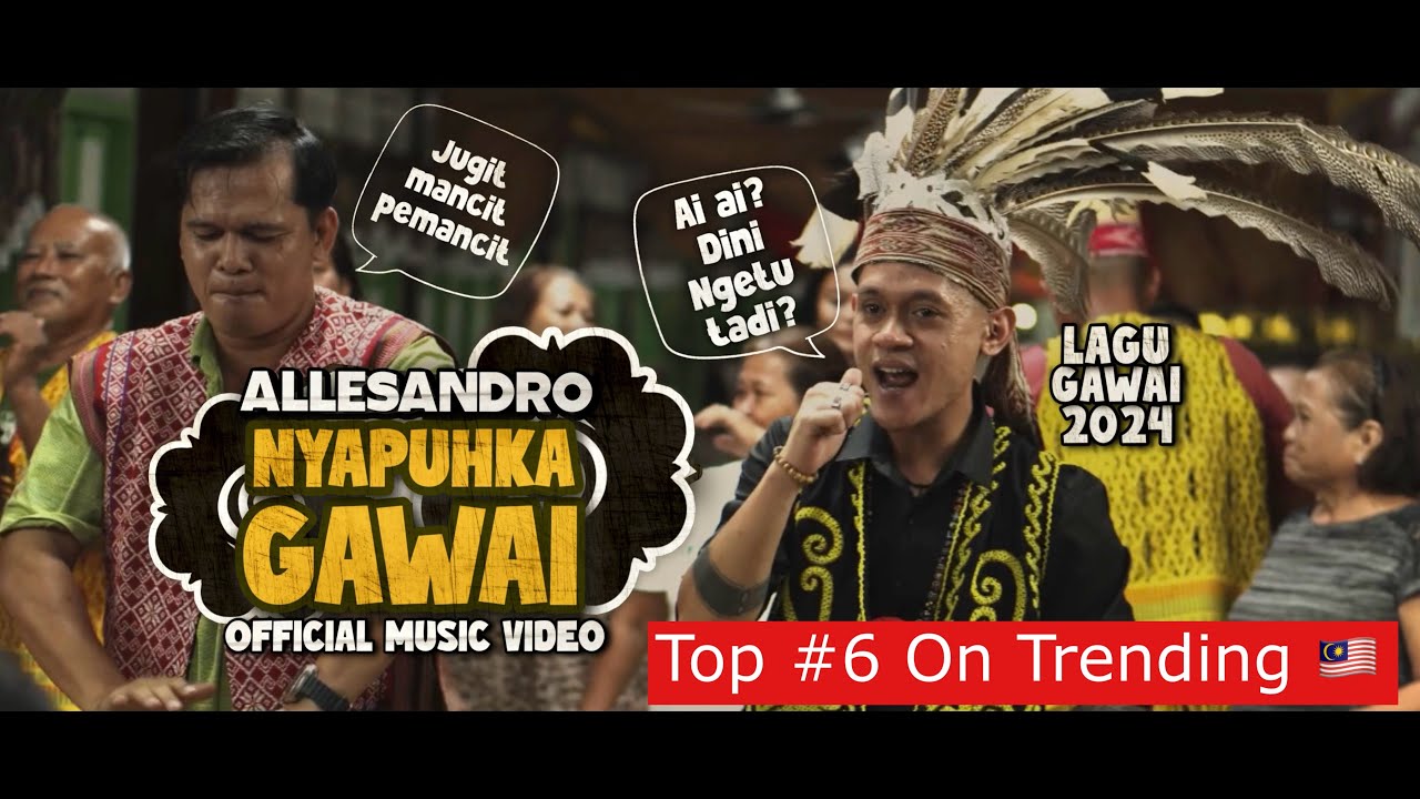 ALLESANDRO - NYAPUHKA GAWAI (Official Music Video) | Lagu Gawai 2024