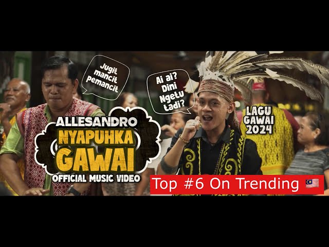 ALLESANDRO - NYAPUHKA GAWAI (Official Music Video) | Lagu Gawai 2024 class=
