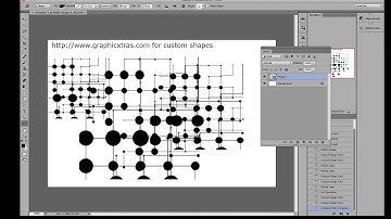 Photoshop CC  : Merging custom shapes tutorial