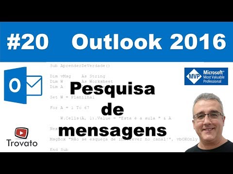 Vídeo: Como adiciono opções de pesquisa ao Outlook?