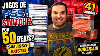Jogos de PS5 e Switch por R$50?! Minha Maior Caçada Gamer nos EUA!