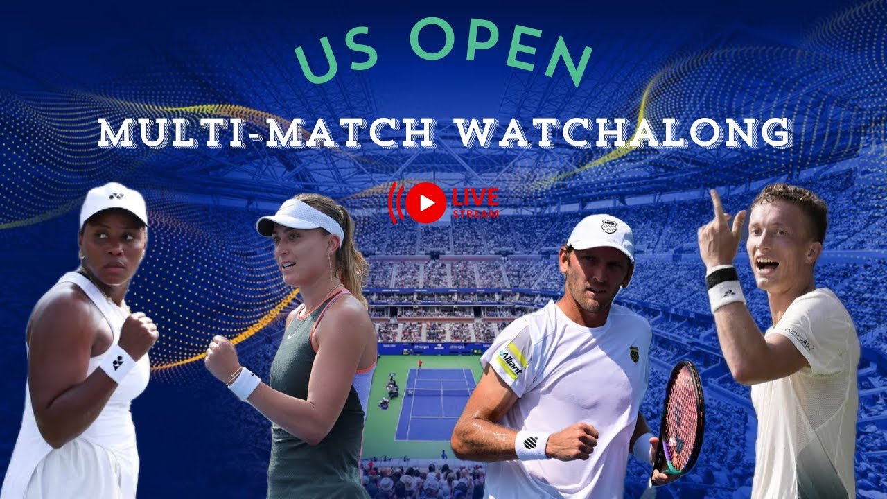 US Open LIVE TENNIS WATCHALONG: Lehecka - Krueger | Townsend - Badosa