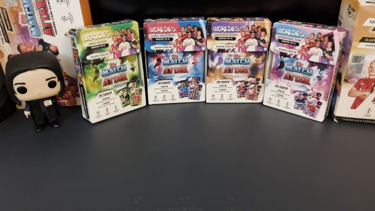 *NEW* Match Attax Mini Tin 1 Opening | Exclusive Worldies Limited Edition Cards WORLD BEATERS