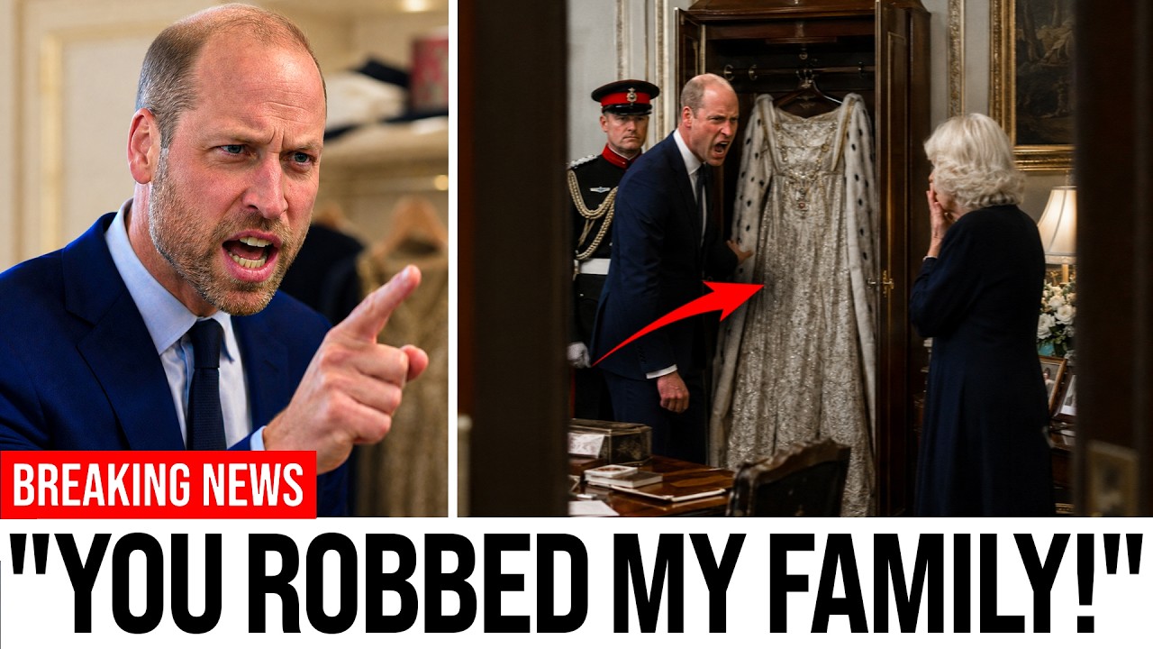 William FORCED OPEN Camilla’s Wardrobe – And FOUND the Late Queen’s  Coronation Robe