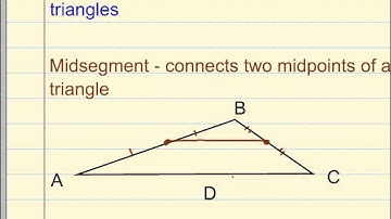 5.2 Special Segments in a Triangle