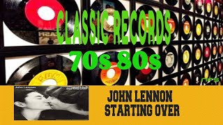 John Lennon Just Like Starting Over Youtube