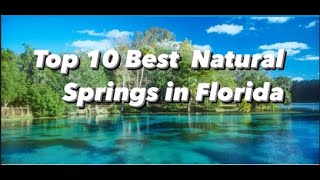 Top 10 Best Natural Springs in Florida