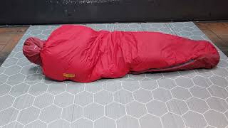 マムート　寝袋　AJUNGILAK KOMPAKT 180R マムート 寝袋 AJUNGILAK KOMPAKT 180R Mammut Sleeping Bag Review