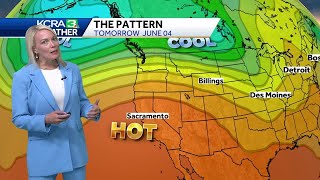 Tripledigit heat in Northern California | Temperature timeline for Tuesday, Wednesday