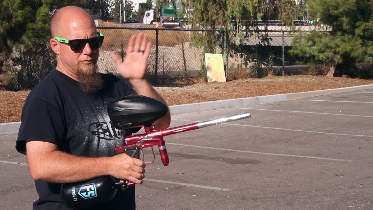 Dangerous Power G5 Spec-R Paintball Gun - Shooting