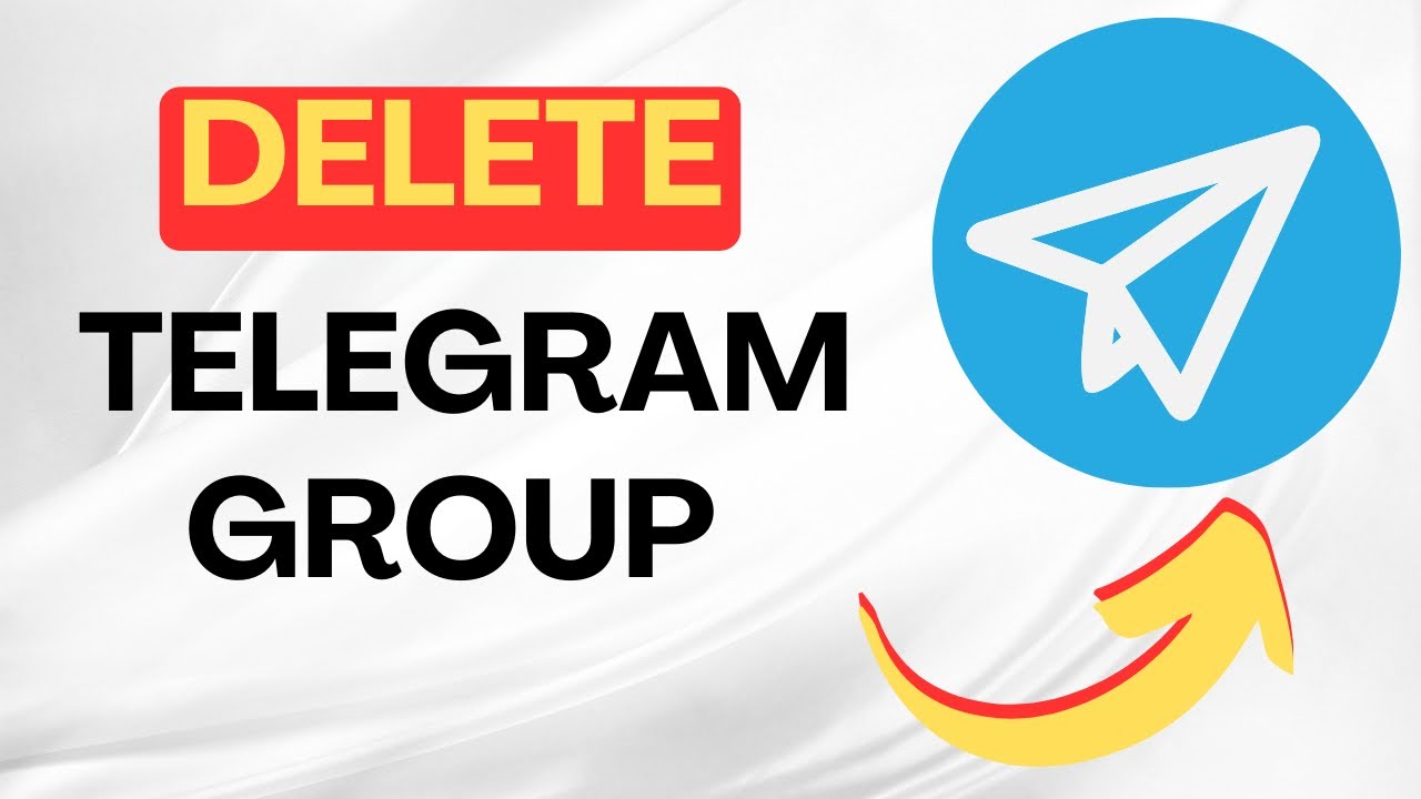 How To Delete a Telegram Group 2024 - YouTube