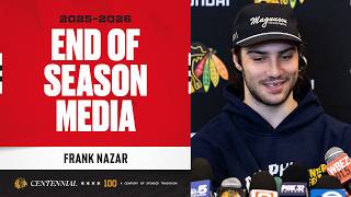 Frank Nazar End Of Season Media Chicago Blackhawks