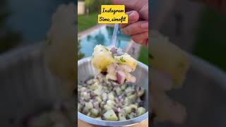 سلطة البطاطس والبصل | Salade de pommes de terre et oignons