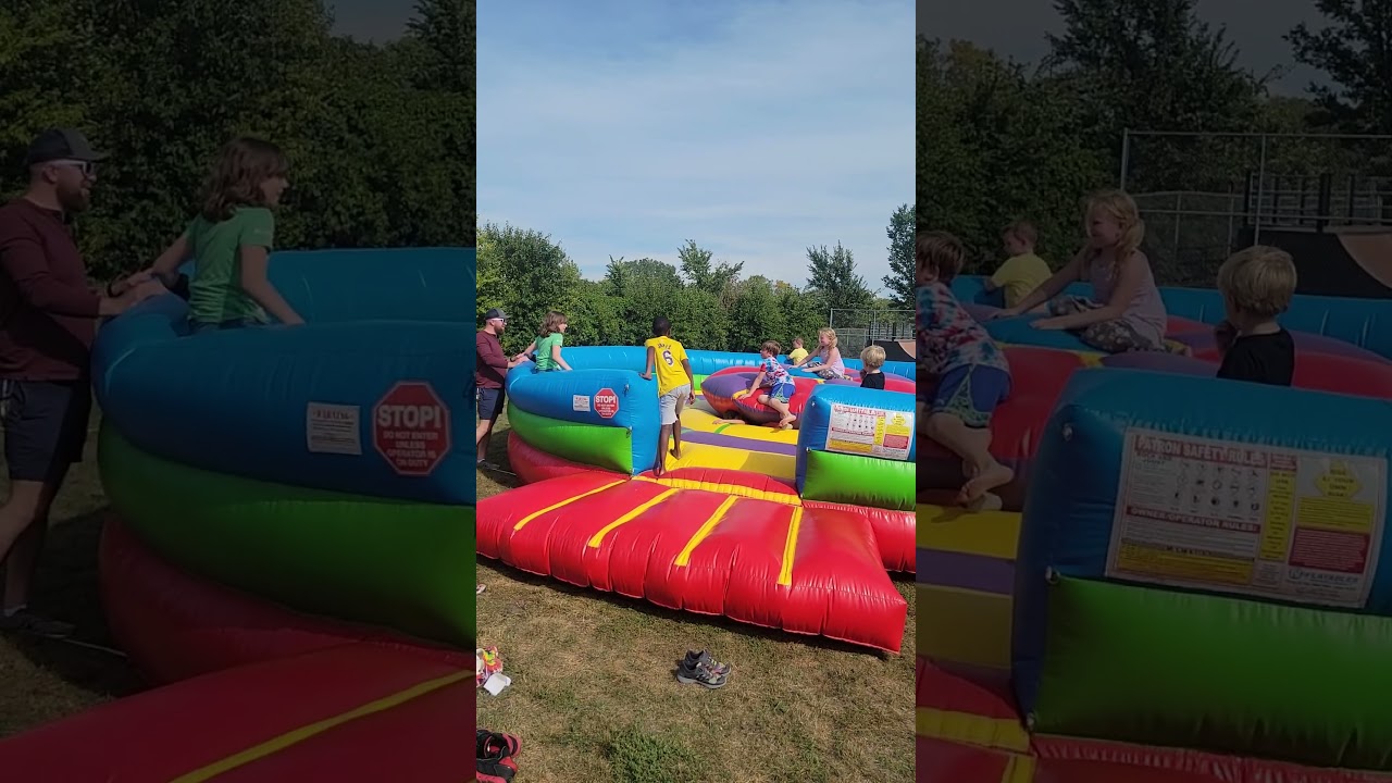 Inflatable Gladiator Joust Arena for rent in Minneapolis St Paul Metro area.