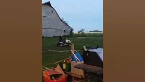 BUSTED! Hot Roddin Lawn Mower!