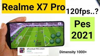 Realme x7 pro pes 2021 60fps gameplay screenshot 2