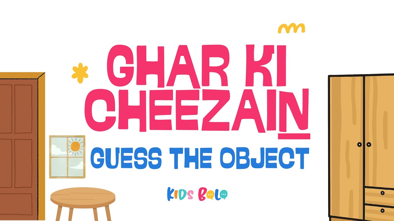 Household Objects in Urdu, a video from the Kids Bolo YouTube channel