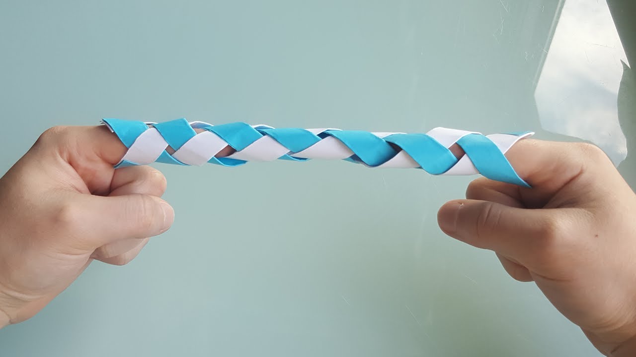 How To Make A Chinese Finger Trap Origami YouTube