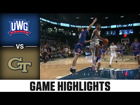 West Georgia vs. Georgia Tech Game Highlights | 2025-26 ACC Men's Basketball