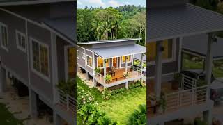 Mẫu nhà vườn hiện đại #tinyhouse #nhavuon #nhatienche #nhapanel #creatorsearchinsight