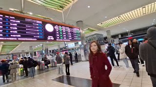 Taoyuan High Speed Rail  station entrance ofw. Life in Taiwan