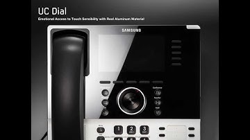 Samsung Cloud VoIP deskphones. OfficeServ and SCM enterprise. 5000 series