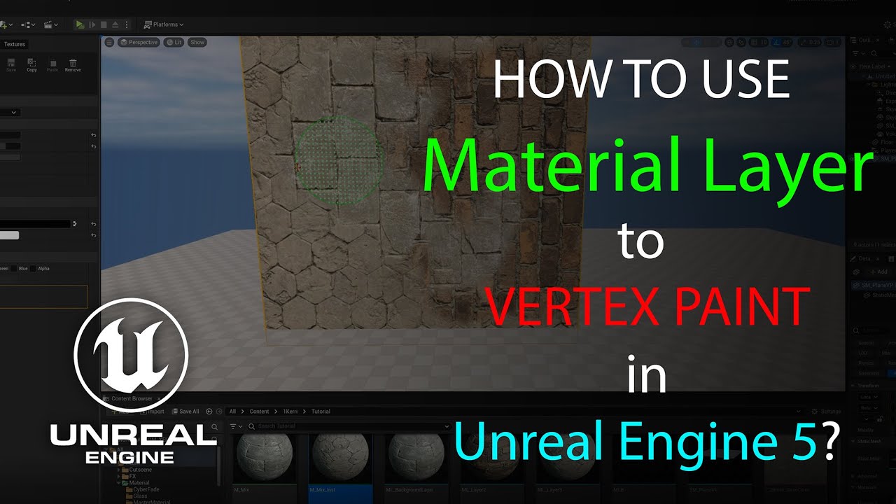 UE5 How to use Material Layer ?? Easy Tutorial - YouTube
