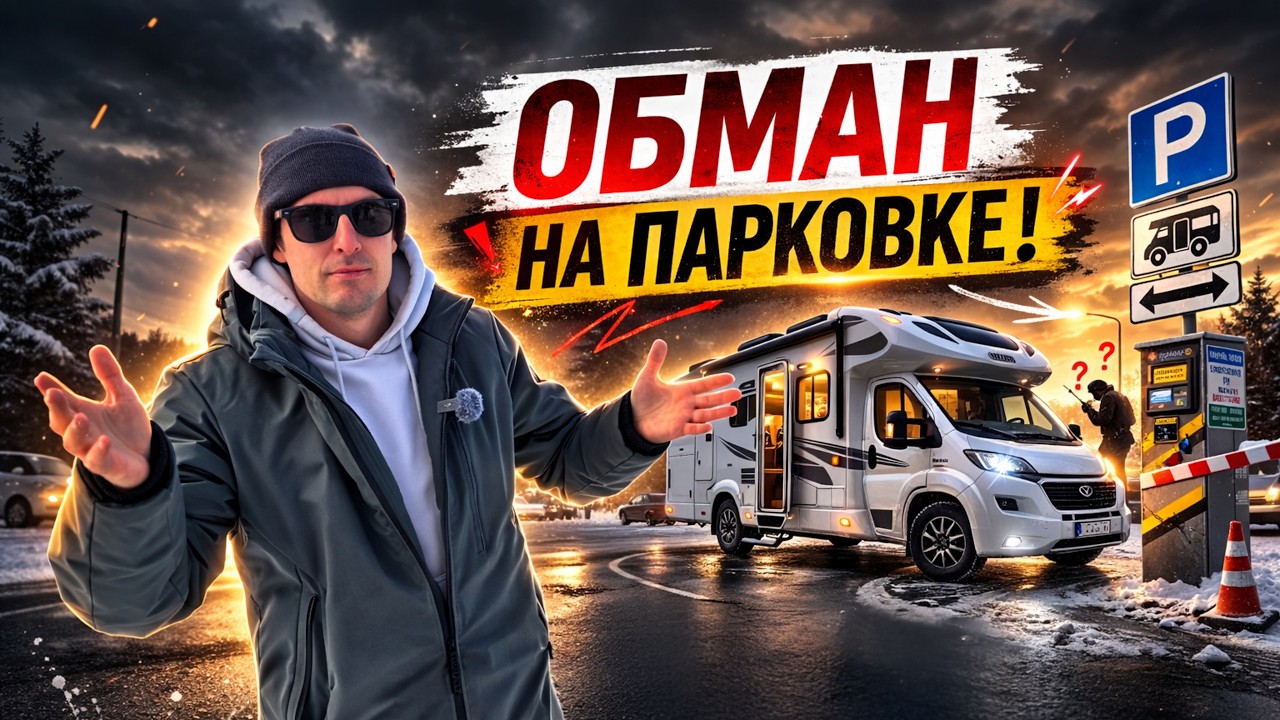 Обман в Германии. Прорвало трубу в автодоме зимой