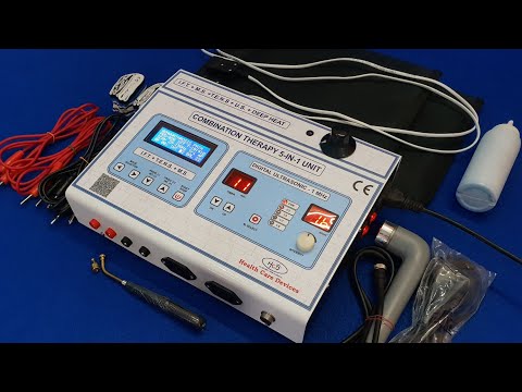 IFT TENS MS Ultrasonic Deep Heat Therapy 5 in 1 machine Uses Physiotherapy 