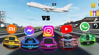 Extreme car driving simulator || 5 Apps vs Airplane ✈️😱🔥. part - 1. screenshot 5