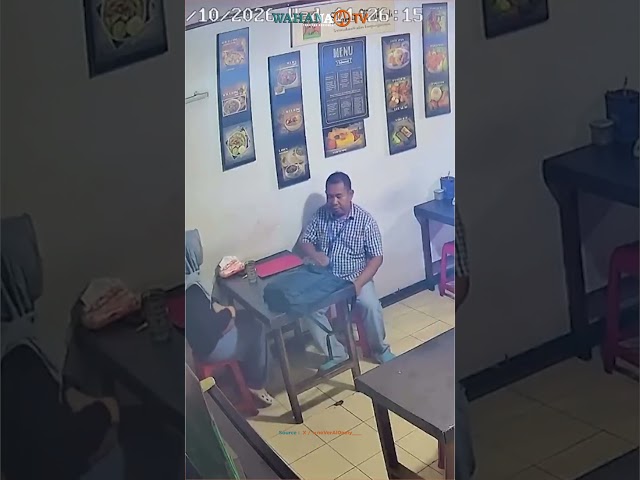 PRIA DIAM-DIAM TETESKAN CAIRAN KE MINUMAN