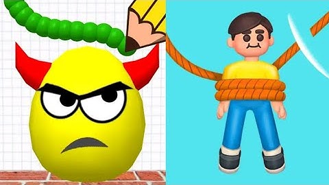 Draw To Smash Logic Puzzle VS Save the Boy Satisfying ASMR Gameplay (Android, ios) (New Update) #2