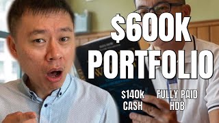 Reviewing His $600k Investment Portfolio! Story Of How Someone In Singapore Built Up His Wealth!